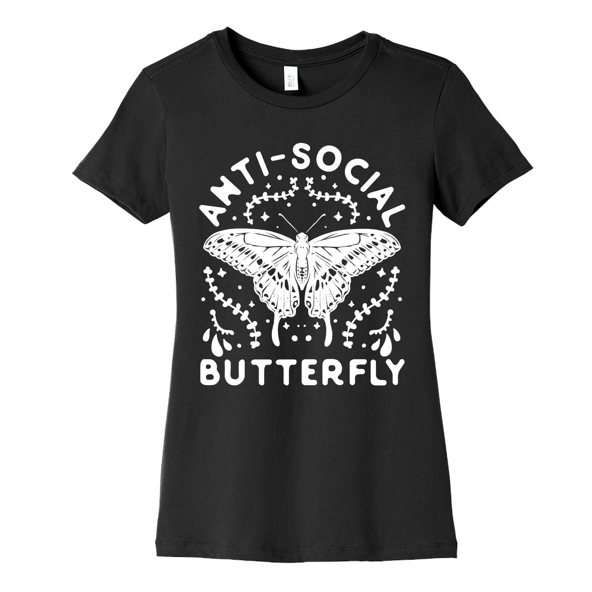 Anti-Social Butterfly Women's Cotton Tee